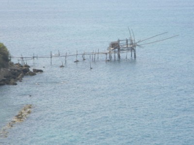 Trabocco e pontile in legno